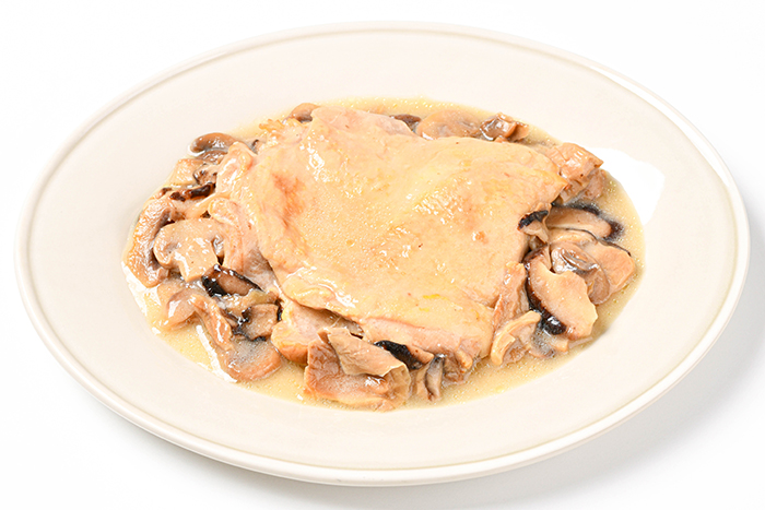 具入り鶏もも肉のフリカッセ